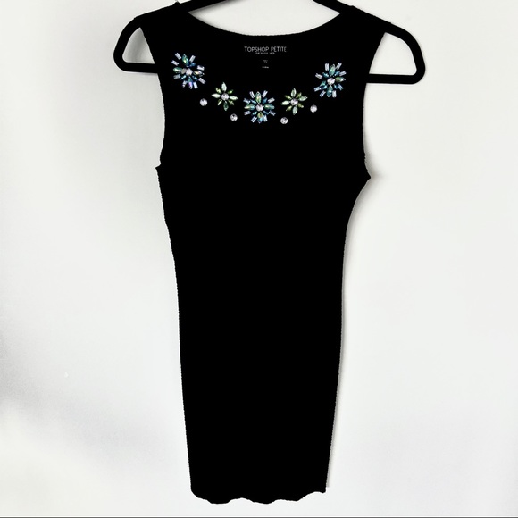 🍋Topshop Gemstone Bodycon Mini Dress🍋 - Picture 1 of 4